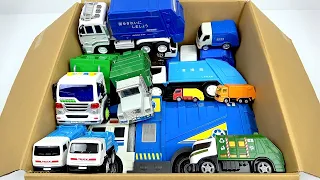 坂道走る『ゴミ収集車』のミニカーで坂道走行テスト。サウンド鳴らして走る