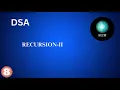 Recursion-II Multiple Recursion Calls Backtracking Explained Recursion DSA Lecture 8