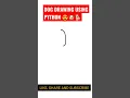 How to draw DOG using python turtle