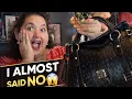 I Almost Denied Myself This Dooney Bag Black Gold Ostrich Satchel 12D