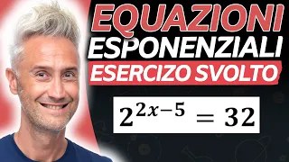 EQUAZIONI ESPONENZIALI Esercizio Svolto - La Fisica Che Ci Piace