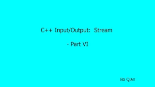 C Stream 6 String Stream