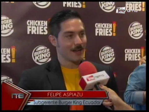 Burger King presenta Chicken Fries una manera diferente de comer pollo