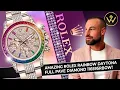 The ULTIMATE Rolex Daytona Rainbow full Pave Diamond 116595RBOW-0002