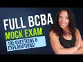 Full BCBA Mock Exam 185 Mock Questions and Answers With Explanations