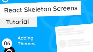 React Skeleton Screen Tutorial - Light Dark Themes