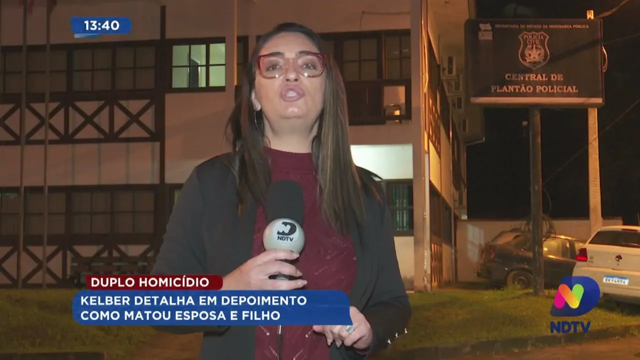Duplo homicídio: Kelber detalha em depoimento como matou esposa e filho
