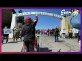 Long Beach welcomes man who walked across US to raise awareness about mental health