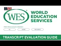 Step by Step Guide on Transcript and Credential WES Evaluation for International Students