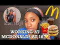 McDonald s Hiring Process at 16 Interview Orientation GRWM First Day Working at McDonald s