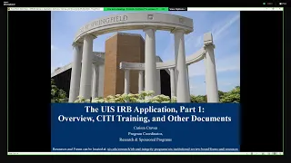 IRB Workshop 2 IRB Application Overview CITI Training and Documents
