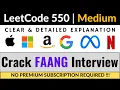 Leetcode 550 - Game Play Analysis IV