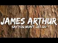 Download Lagu James Arthur - Say You Won't Let Go (Lyrics)