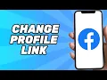 Download Lagu How to Change Facebook Profile Link - Change Facebook URL
