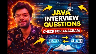 Java Interview Question How to Check if Two Strings are Anagrams