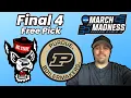 Saturday Showdown NC State Vs Purdue Free Pick Final Four Expert Picks Predictions