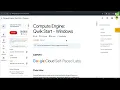 GSP093 - Compute Engine Qwik Start Windows Google Cloud Skills Boost Lab Walkthrough