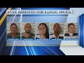 Henderson County deputies arrest 5 in drug raids