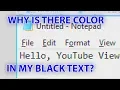 Color Fringing on Text Subpixel Rendering