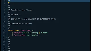 TypeScript Type Theory - E02