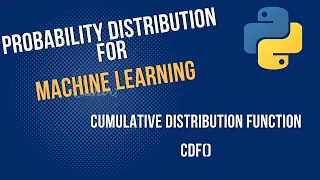 Introduction to Probability Distribution for Machine Learning Calculating Probability using cdf