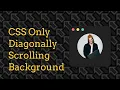 CSS only Infinitely Scrolling Background TUTORIAL Clamp Keyframes Animation