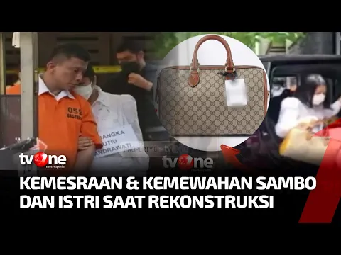 Tas Putri Saat Rekonstruksi Pembunuhan Yosua Menyita Perhatian