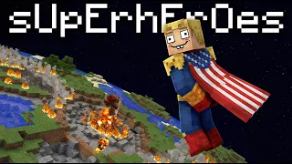 What if Superheroes Took Over Earth? - simulated by Minecraft