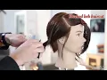 Stacked bob haircut tutorial haircut with a razor hairology