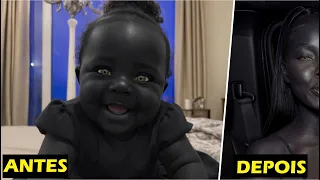 Bebe MAIS NEGRA DO MUNDO, foi assim que ela foi chamada, e 20 anos ...