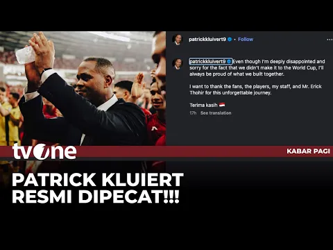 Dipecat PSSI, Begini Unggahan Patrick Kluivert di Medsos