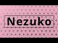 Easy How to write Nezuko in Japanese hiragana and kanji