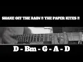 SHAKE OFF THE RAIN !! THE PAPER KITES !! HOW TO PLAY CHORDS TUTORIAL GUITAR