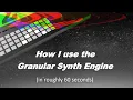 Polyend Tracker - How I use the granular synth engine in 60 seconds