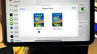 How To Change Screen Display Scaling on iPad iPadOS