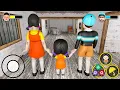 Playing as SQUID DOLL FAMILY in Granny House