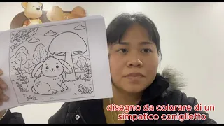 Instructions for coloring beautiful pictures with Hani Comment Reading part 218