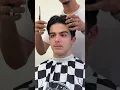 Middle part Taper fade