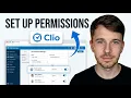 How to Set Up User Permissions in Clio Manage Complete Setup