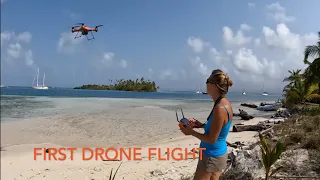 My first Drone flight with the Splashdrone 3+. Ep. 183
