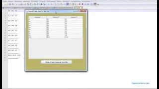 JAVA IO - How To Export JTable Data To Text File In Java with source code