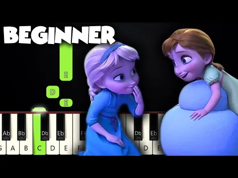 Download MP3 Do You Want To Build A Snowman - Frozen | BEGINNER PIANO TUTORIAL + SHEET MUSIC by Betacustic