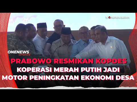 Prabowo Resmikan 1.061 Koperasi Merah Putih, Menkop Sebut Bisa Jadi Motor Ekonomi