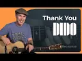 Download Lagu Thank You Guitar Lesson | Dido