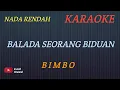 Download Lagu BALADA SEORANG BIDUAN - BIMBO (KARAOKE) NADA RENDAH___BUDI AURA AURA