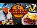 Carlton Corners for Breakfast in Carlton Oregon OR Wine Country Food Tour