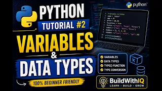 Python Variables Data Types in Hindi Python Tutorial BuildWithIQ