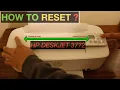 HP DeskJet 3772 Printer Reset WiFi Reset