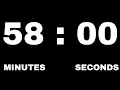 58 Minutes Countdown Timer TIMER FOR SUCCESS ExactTimer