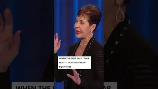 The Real Meaning Of Fear Not Joyce Meyer 